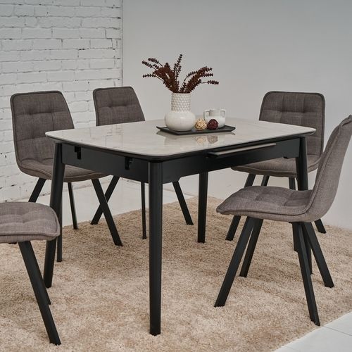 Керамический стол раскладной Black Axis - фото 5