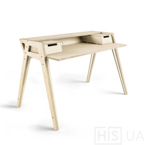 Робочий стіл Work Hard Table natural - фото | Лак прозорий Робочий стіл Work Hard Table natural - фото | Лак прозорий | Інтернет-магазин дизайнерскої та сучасної меблі для дому, кафе, барів та ресторанів - His.ua