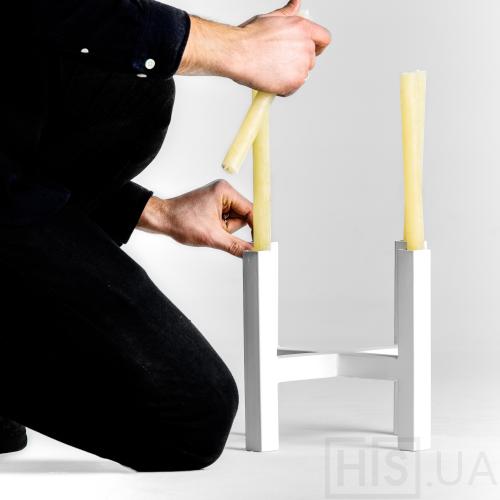 Свічник Candlestick 03 - фото 6 | Білий Свічник Candlestick 03 - фото 6 | Білий | Інтернет-магазин дизайнерскої та сучасної меблі для дому, кафе, барів та ресторанів - His.ua