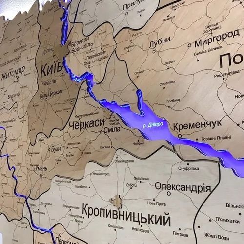 Мапа України М 125х85 см - фото 4