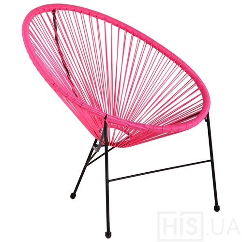 Вуличний стілець Maple рожевий