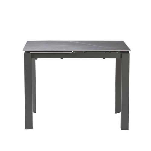 Bright Grey Marble стол керамический 102-142 см - фото 4