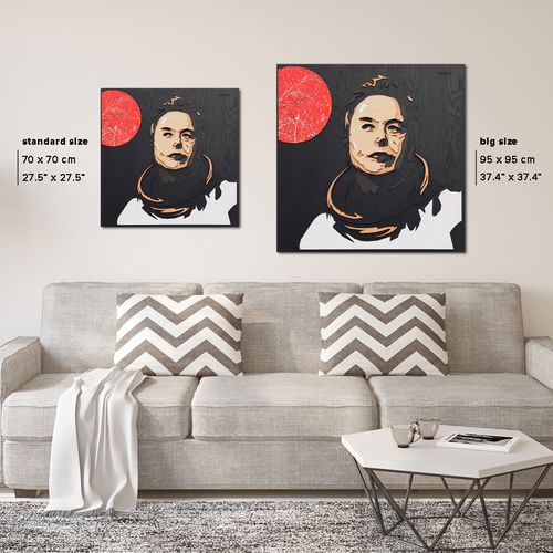 Картина ELON MUSK - 3D картина из дерева - фото 6 Картина ELON MUSK - 3D картина из дерева - фото 6