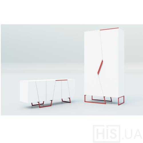Шафа Lines - фото 3 | Білий Шафа Lines - фото 3 | Білий | Інтернет-магазин дизайнерскої та сучасної меблі для дому, кафе, барів та ресторанів - His.ua