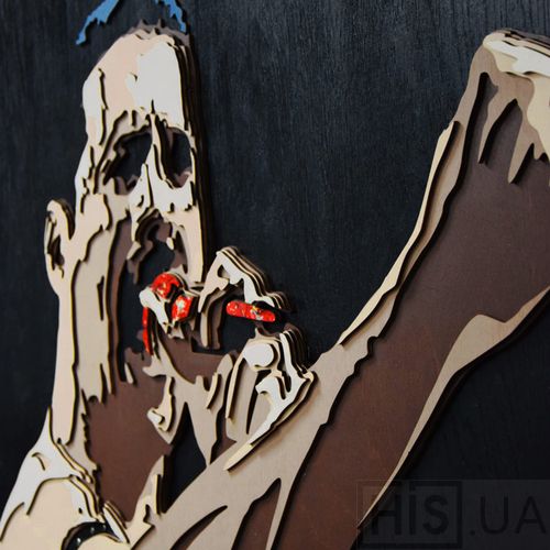 Картина FREDDIE MERCURY - 3D картина из дерева - фото 3 Картина FREDDIE MERCURY - 3D картина из дерева - фото 3