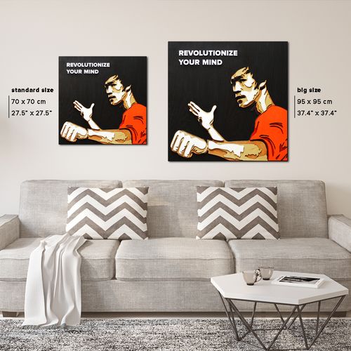 Картина BRUCE LEE - 3D картина из дерева - фото 5 Картина BRUCE LEE - 3D картина из дерева - фото 5