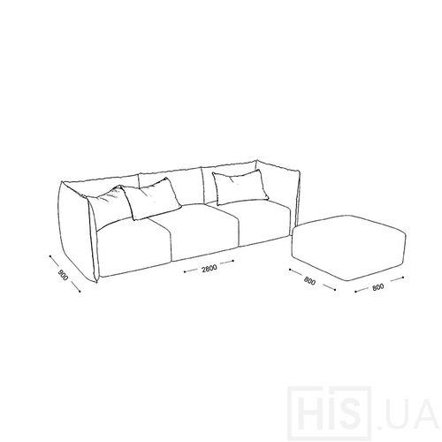 Модульный диван Patio 01 - фото 2