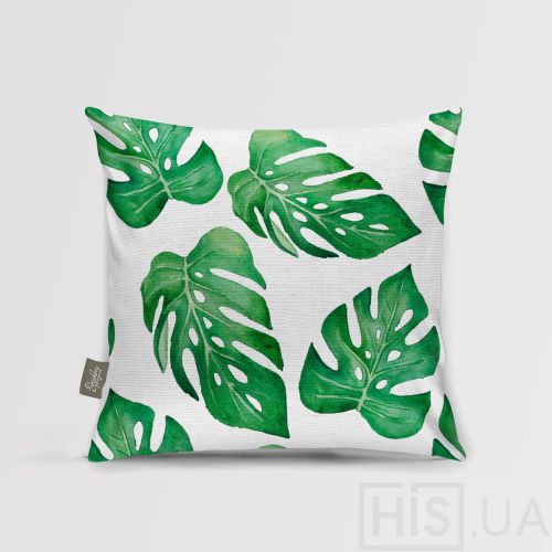 Подушка Monstera leaf - фото | Зелёный Подушка Monstera leaf - фото | Зелёный | Интернет-магазин дизайнерской и современной мебели для дома, кафе, баров и ресторанов - His.ua