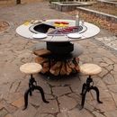 Садовий мангал Dr.Fire Picnic 100 напівбарний - фото 4