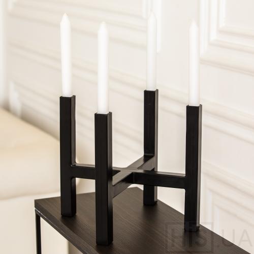 Свічник Candlestick 03 - фото 4 | Чорний Свічник Candlestick 03 - фото 4 | Чорний | Інтернет-магазин дизайнерскої та сучасної меблі для дому, кафе, барів та ресторанів - His.ua