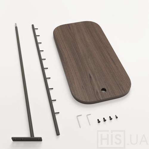 Monostick вешалка - фото 4 | Чёрный Monostick вешалка - фото 4 | Чёрный | Интернет-магазин дизайнерской и современной мебели для дома, кафе, баров и ресторанов - His.ua