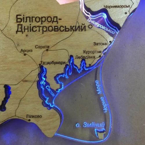 Карта Украины М 125х85 см - фото 2