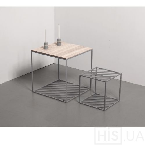Столик Hetch | Grey (RAL 7042) Столик Hetch | Grey (RAL 7042) | Интернет-магазин дизайнерской и современной мебели для дома, кафе, баров и ресторанов - His.ua