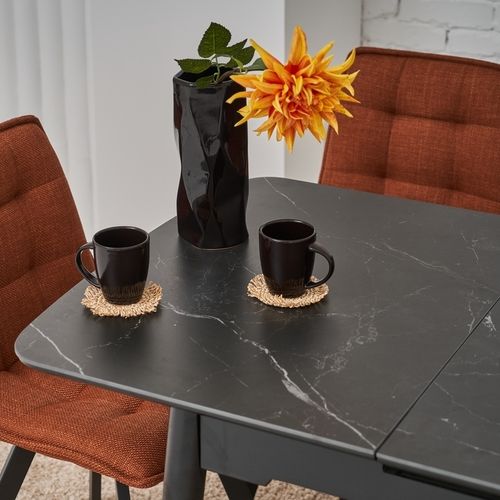 Керамический стол раскладной Black Axis - фото 17