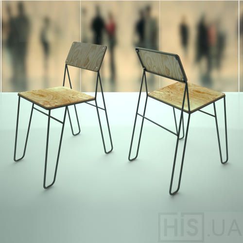 Стул Grille P - фото 3 | Чёрный Стул Grille P - фото 3 | Чёрный | Интернет-магазин дизайнерской и современной мебели для дома, кафе, баров и ресторанов - His.ua