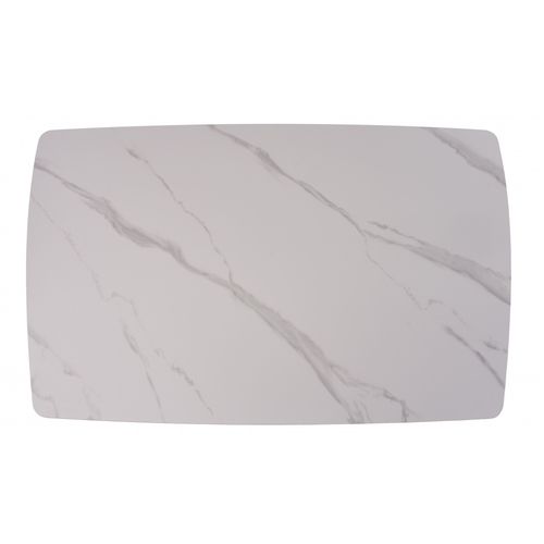 Palermo white marble стол раскладной керамический 140-200 см - фото 5