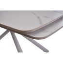Palermo white marble стол раскладной керамический 140-200 см - фото 4