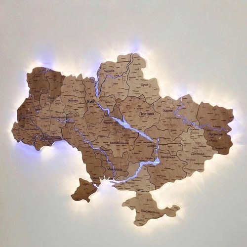 Мапа України S 100х70 см