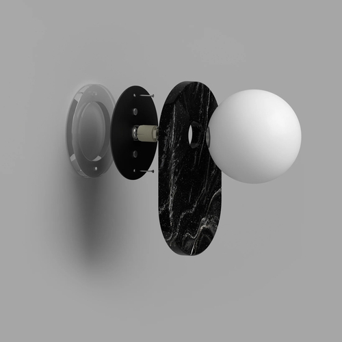 Бра BUBBLE B2 stone - фото 4