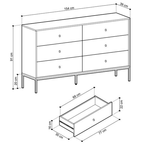 Комод Mono MKS154 - фото 6