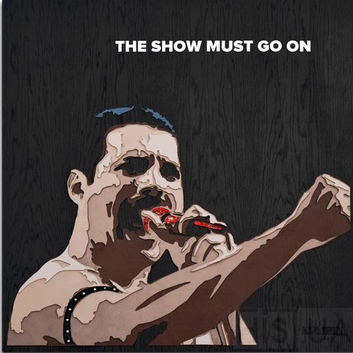 Картина FREDDIE MERCURY - 3D картина из дерева - фото 2 Картина FREDDIE MERCURY - 3D картина из дерева - фото 2