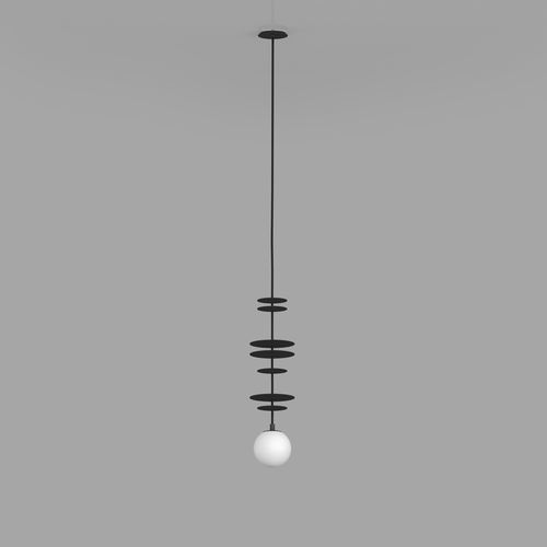 Підвісний світильник Bloom 1 BLACK - фото