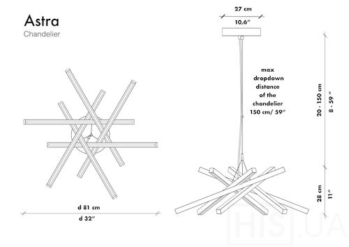 Люстра Astra - фото 4 Люстра Astra - фото 4