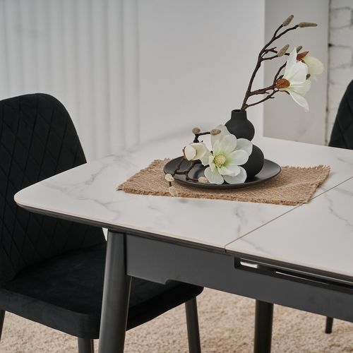 Керамический стол раскладной Black Axis - фото 15