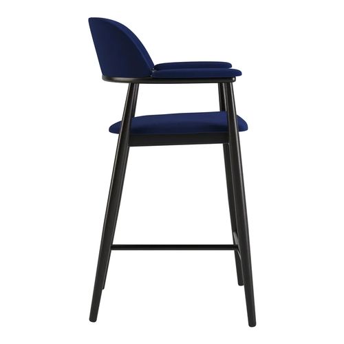 Стул полубарный Terra черный - фото 4