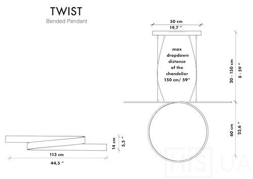 Люстра Twist - фото 4 | Чёрный Люстра Twist - фото 4 | Чёрный | Интернет-магазин дизайнерской и современной мебели для дома, кафе, баров и ресторанов - His.ua
