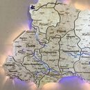 Мапа України S 100х70 см - фото 6
