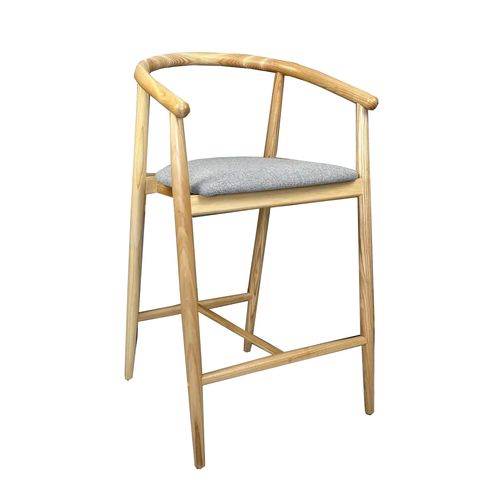 Напівбарний стілець Mamont натуральний - фото