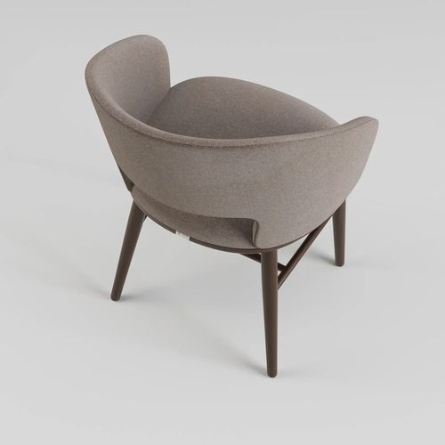 Стілець Dolphin темний горіх - фото 4