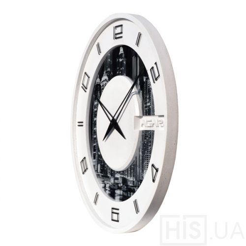 Бетонний годинник LORI white - фото 3