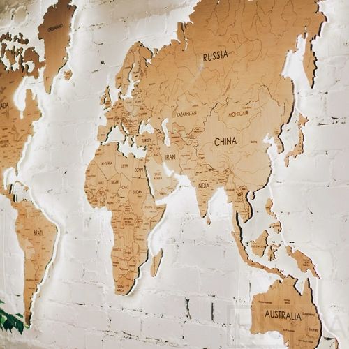 Карта мира размер L - фото 3