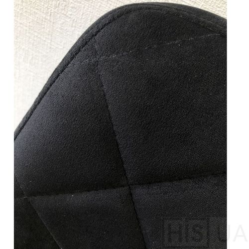 Напівбарний стілець Diamond текстиль (чорний) - фото 5