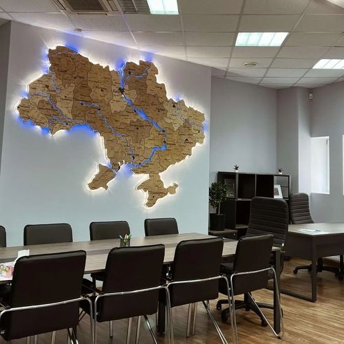 Карта Украины ХL 235х160см - фото 2