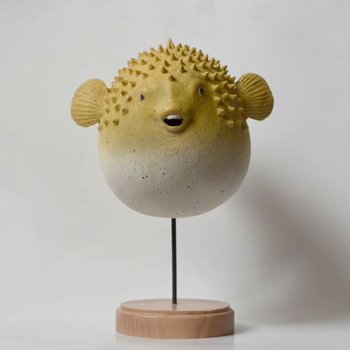 Риба фугу на підставці - фото 2