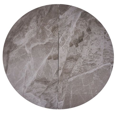 Стол раскладной Moon Grey Marble серый 110-140  - фото 2