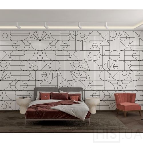 Обои Creative Geometry Pattern 3 | Черный+белый Обои Creative Geometry Pattern 3 | Черный+белый | Интернет-магазин дизайнерской и современной мебели для дома, кафе, баров и ресторанов - His.ua