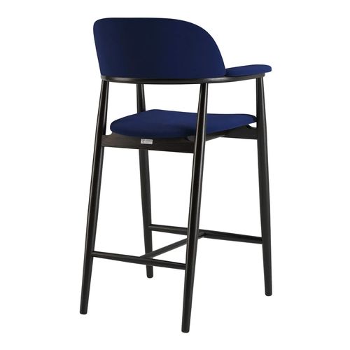 Стул полубарный Terra черный - фото 3