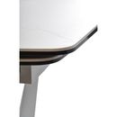 Стіл розкладний Elvi Matte Staturario білий 120-180 см - фото 5