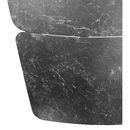 Стол раскладной Elvi Black Marble черный 120-180 см - фото 6