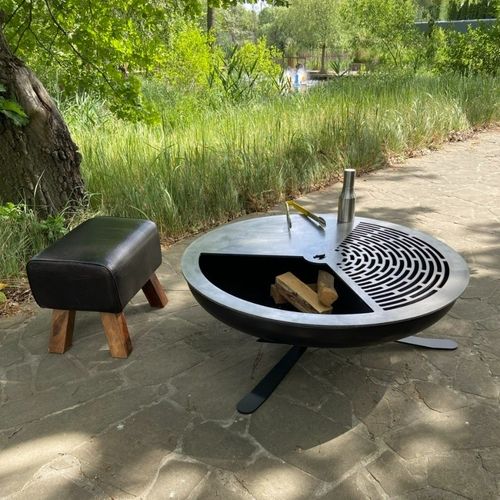 Садовый мангал Dr.Fire BBQ 100 см - фото 3