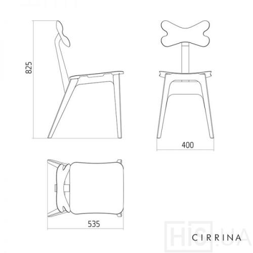 Стілець Cirrina Red Leather - фото 5 | Червоний Стілець Cirrina Red Leather - фото 5 | Червоний | Інтернет-магазин дизайнерскої та сучасної меблі для дому, кафе, барів та ресторанів - His.ua