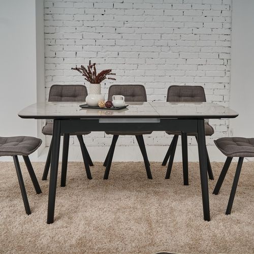 Керамический стол раскладной Black Axis - фото 6