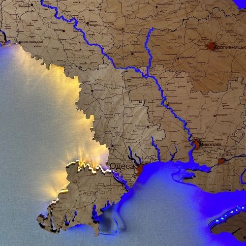 Карта Украины ХL 235х160см - фото 4