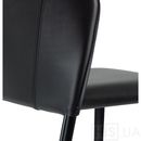 Барный стул Arthur кожаный черный - фото 4