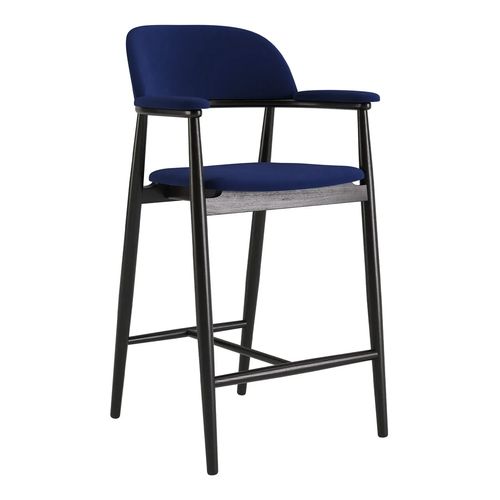 Стул полубарный Terra черный