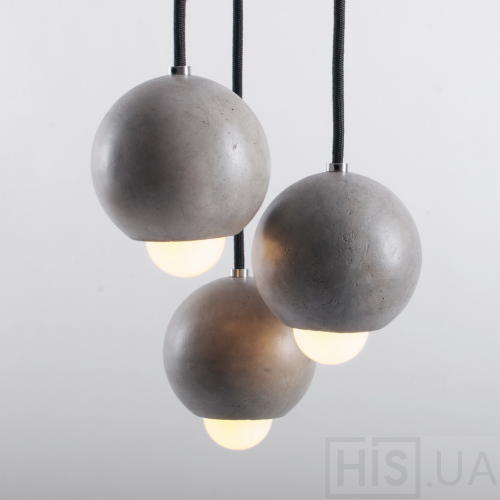 Люстра S-light triple - фото 4 | Бетон Люстра S-light triple - фото 4 | Бетон | Интернет-магазин дизайнерской и современной мебели для дома, кафе, баров и ресторанов - His.ua